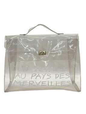 Hermes Handbag Vinyl Kelly Clear